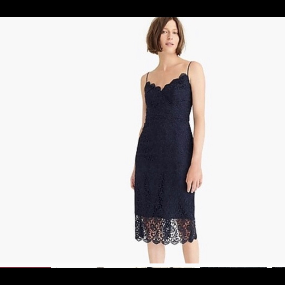 Gorgeous JCrew Navy Dress - never worn, tag still on!!